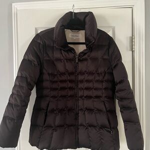 Calvin Klein Dark Brown Women's Puffer Jacket